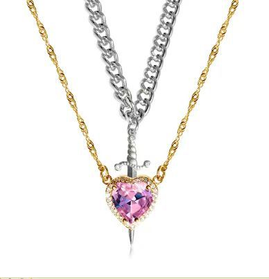 Heart & Dagger Necklace